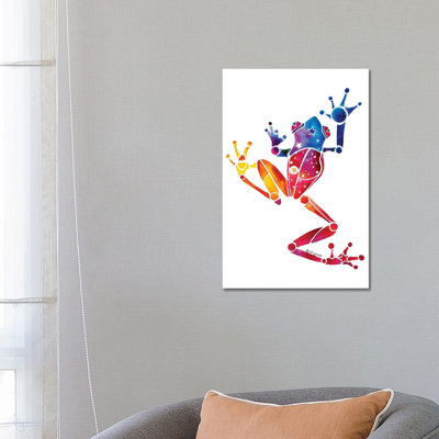 Tree Frog - No Background by Jo Lynch - Wrapped Canvas Gallery-Wrapped Canvas Giclée