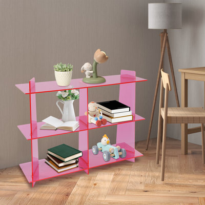 3 Tier Acrylic Bookshelf Storage Stand by Latitude Run