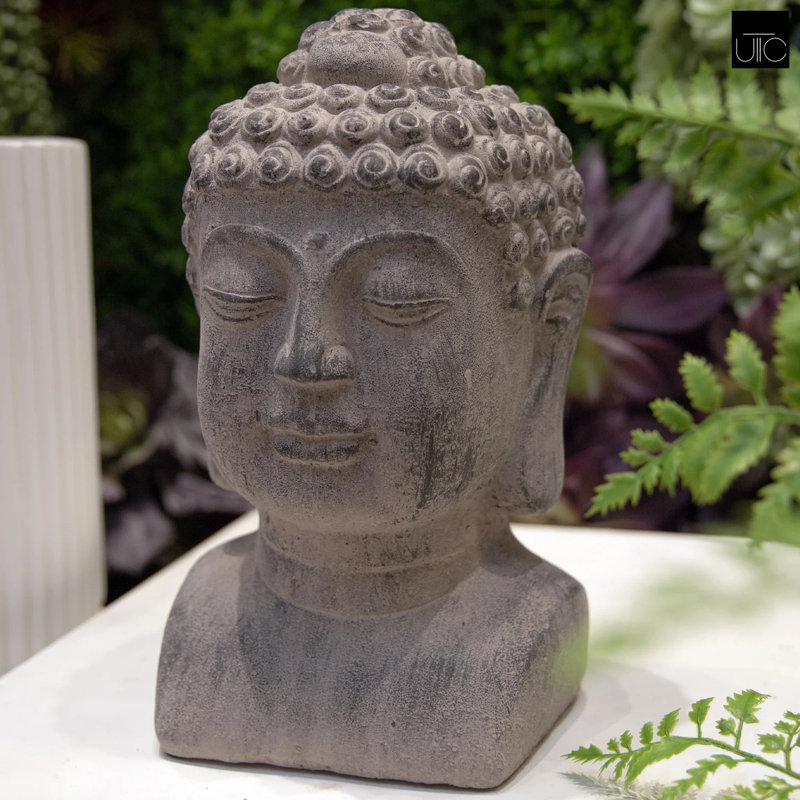 Thomasson Religious & Spiritual Bust, 12.5" H x 7" W x 6.5" D