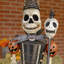 Metal Halloween Skeleton Soldiers (Set Of 2)-1030297727