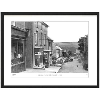 Newport, Long Street C1955 by Francis Frith - Single Picture Frame Print