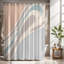 Rideau de douche avec tapis de bain-2067932646