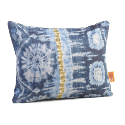 Waterfall Ikat Reversible Throw Pillow