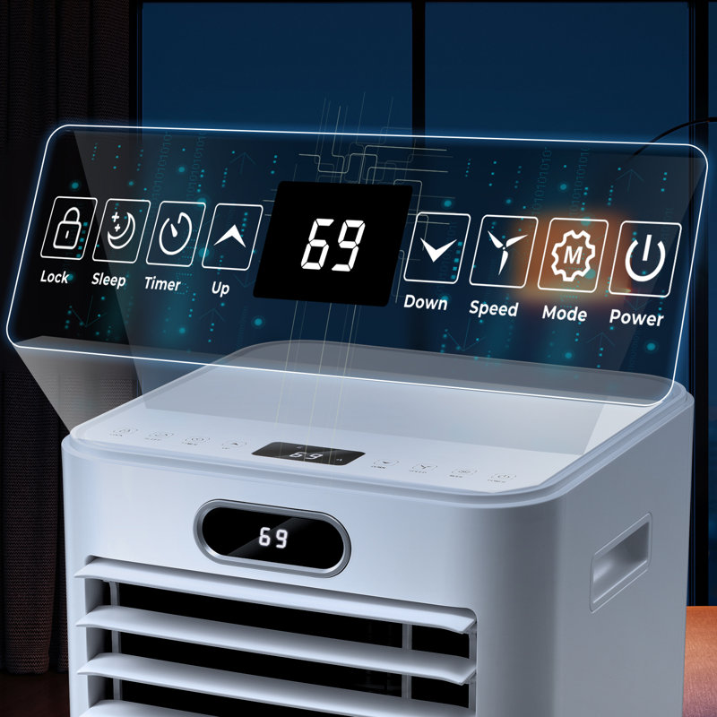 Antarctic Star 10,000 BTU  Portable Air Conditioner, Cools 450 Sq.Ft. 3-in-1 Air Conditioner with Remote