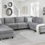 Canapé modulaire en velours 120 po 8 pièces 120 po