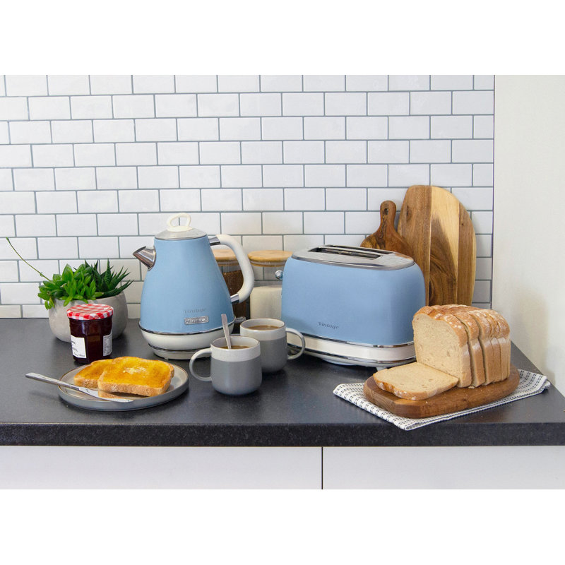 Ariete Vintage 1.7L Electric Kettle Blue, Blue