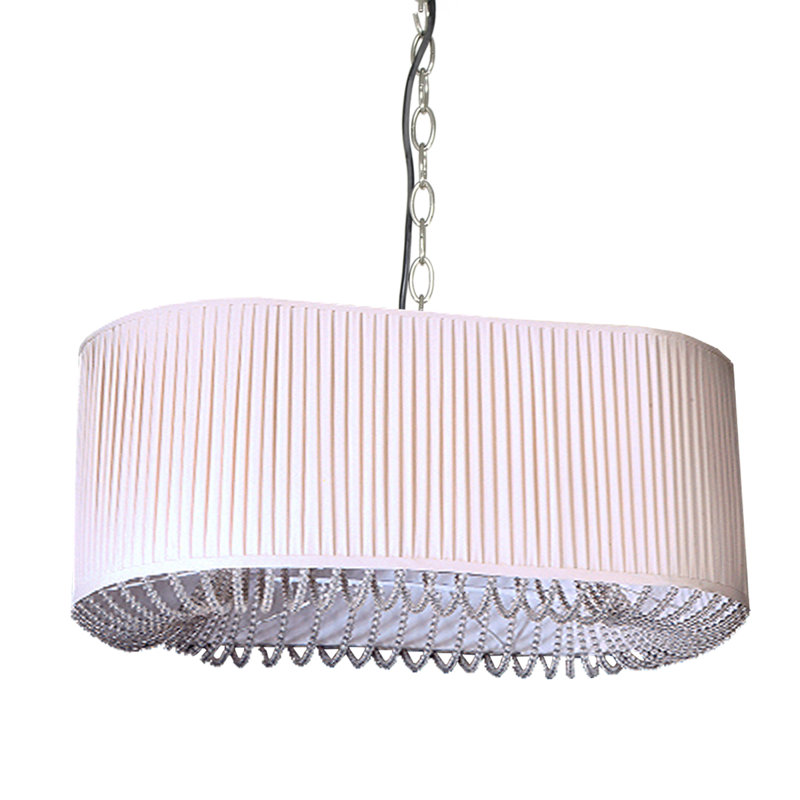Judd 1 - Light White Drum Pendant