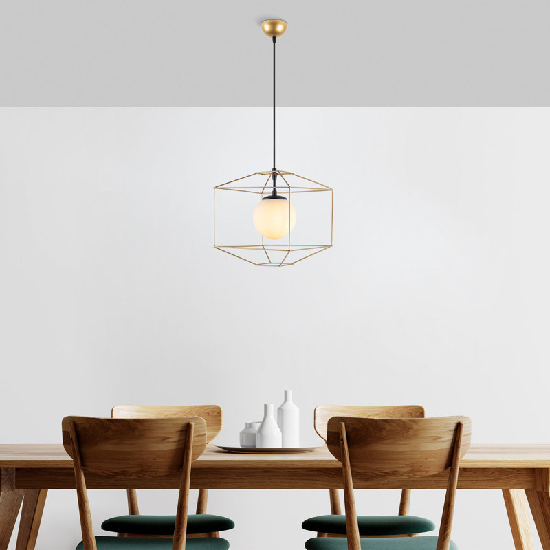 Luminaire suspendu géométrique 1 lumière