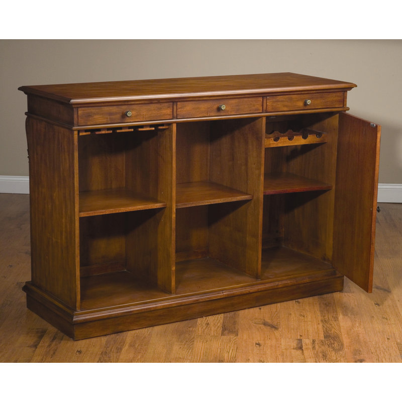 Bar avec rangement pour bouteilles de vin