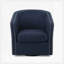 CHAISE PIVOTANTE, garniture cloutée-1961712382
