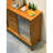 Acrylic Sliding Door High Foot Buffet Table