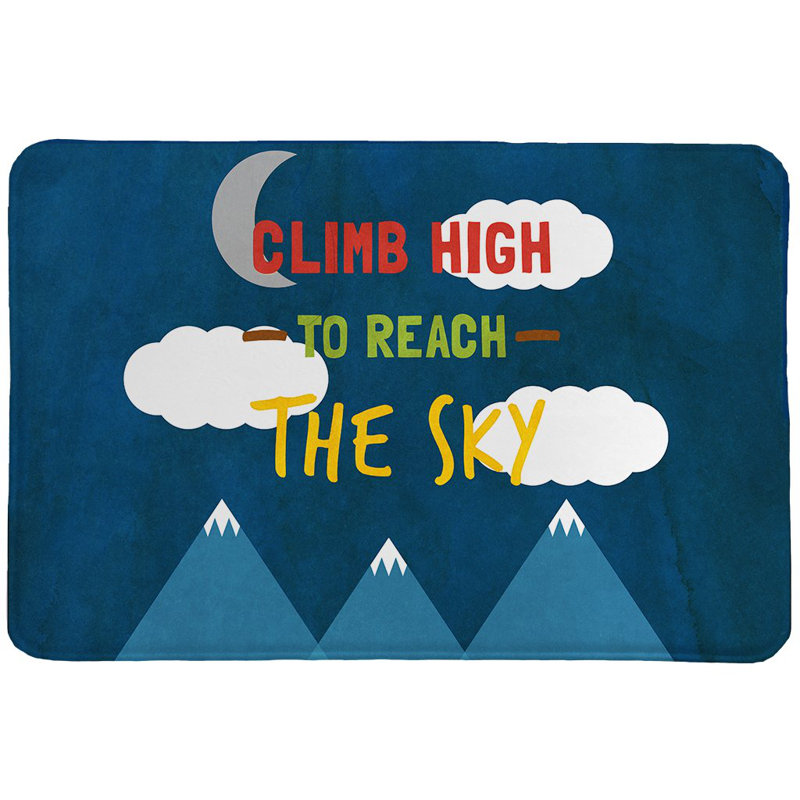 To The Sky Memory Foam Rug By Laural Home