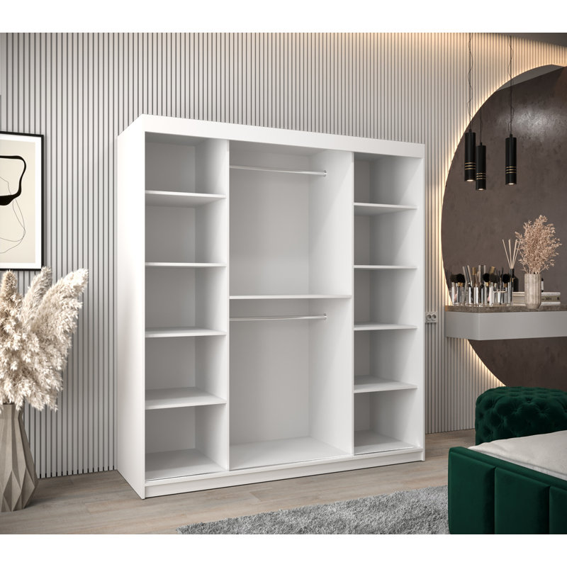 Aroosh 2 Door Manufactured Wood Wardrobe, ANFL3277