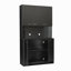 70,87 po de hauteur avec garde-robe et armoire de cuisine, avec 6 portes, 1 tablette ouverte et 1 tiroir pour la chambre à coucher