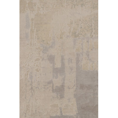 Modern One-of-a-Kind 7'1X9'11 Hand Knotted Area Rug