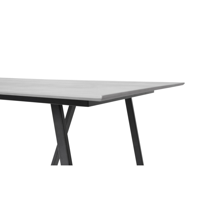 Carleton 6 - Person Wicker Patio Dining Set with Rectangular Table