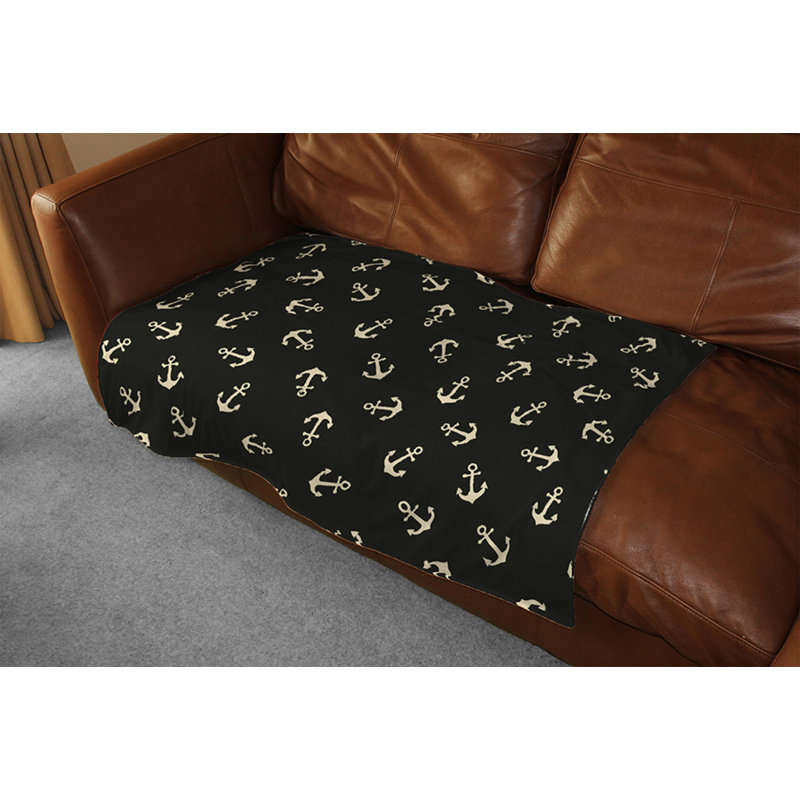 Couverture en toile d’ancrage, Noir, 65 po x 80 po