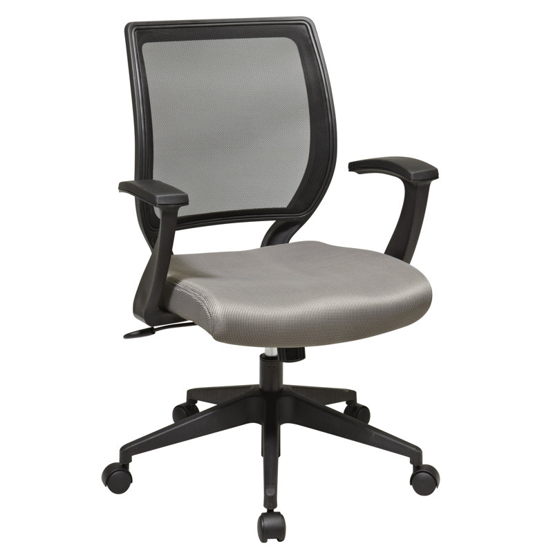 Work Smart Polyester Blend Task Chair, Gray