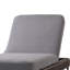 Chaise longue réglable près de la piscine Presley avec corde tissée, coussin épais et structure en fer robuste pour la détente à la piscine, à la plage ou au patio-2032045917-2032045916