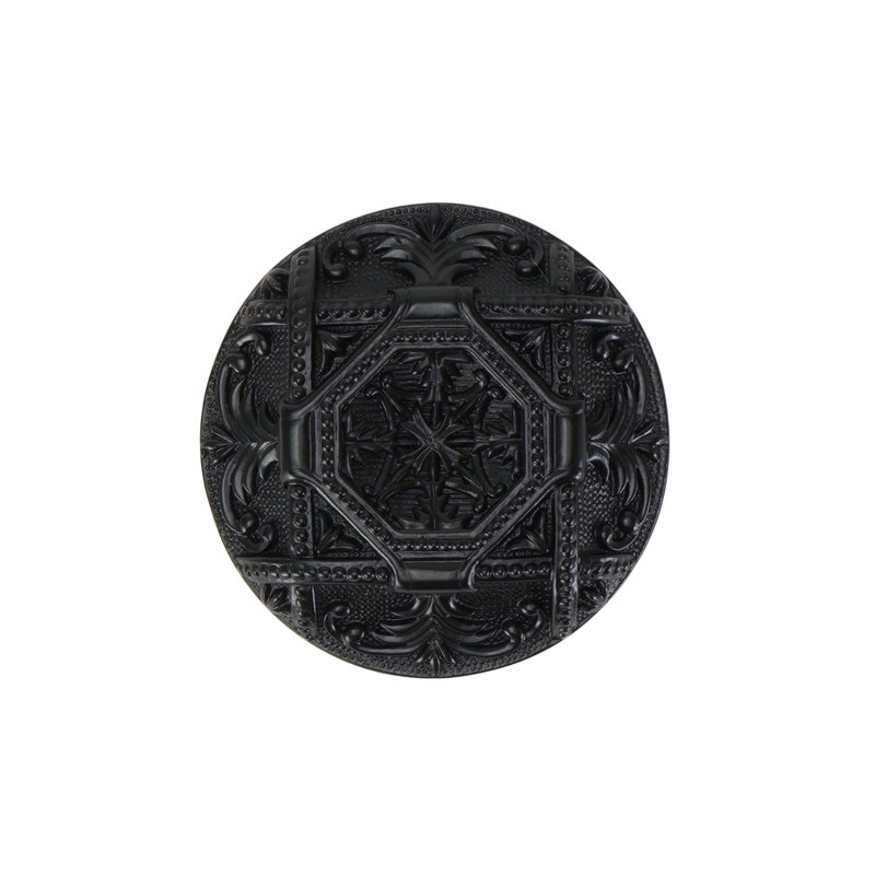 PORTSMOUTH KNOB PLATE, Matte Black