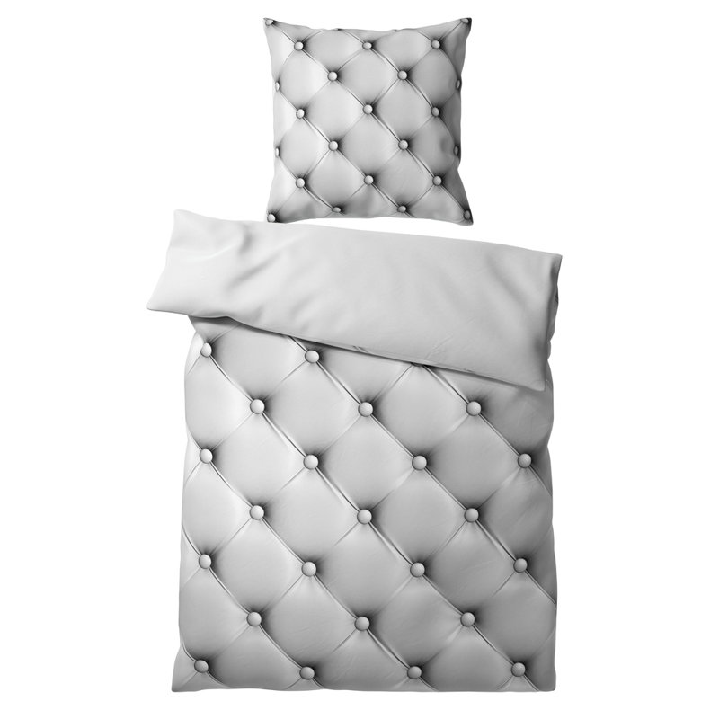 Cotton Irish Chain Duvet Cover Set with Pillowcases Included