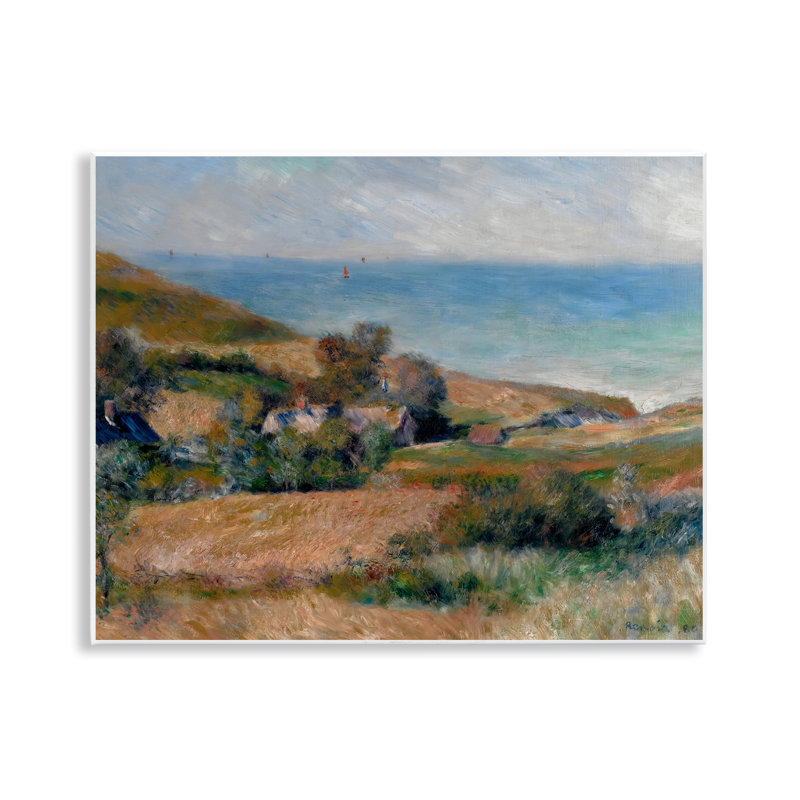 Vue de la plaque murale Renoir, conception de Pierre-Auguste Renoir