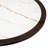 A Round Dining Table with Rippled Sand Marble Pattern tabletop, Mahogany Finish-1153974602