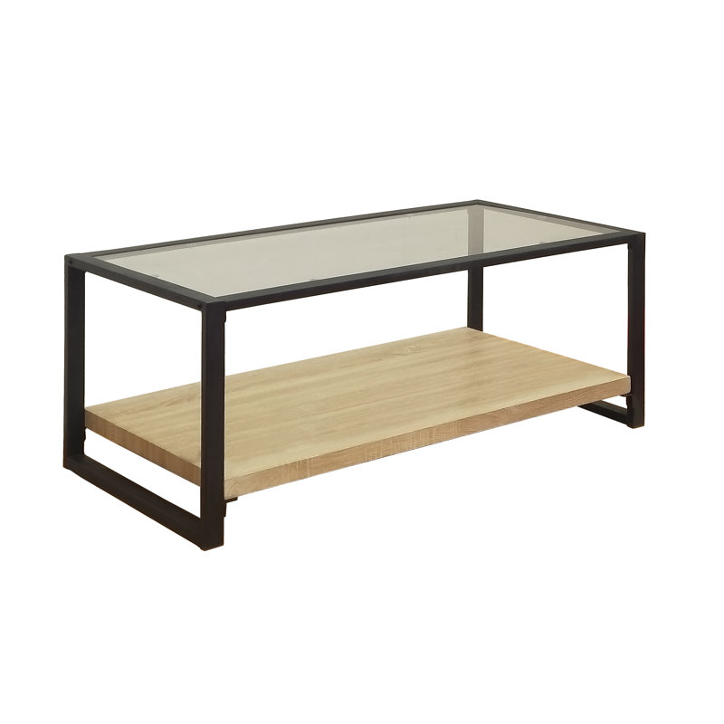 Saechao Frame Coffee Table with Storage