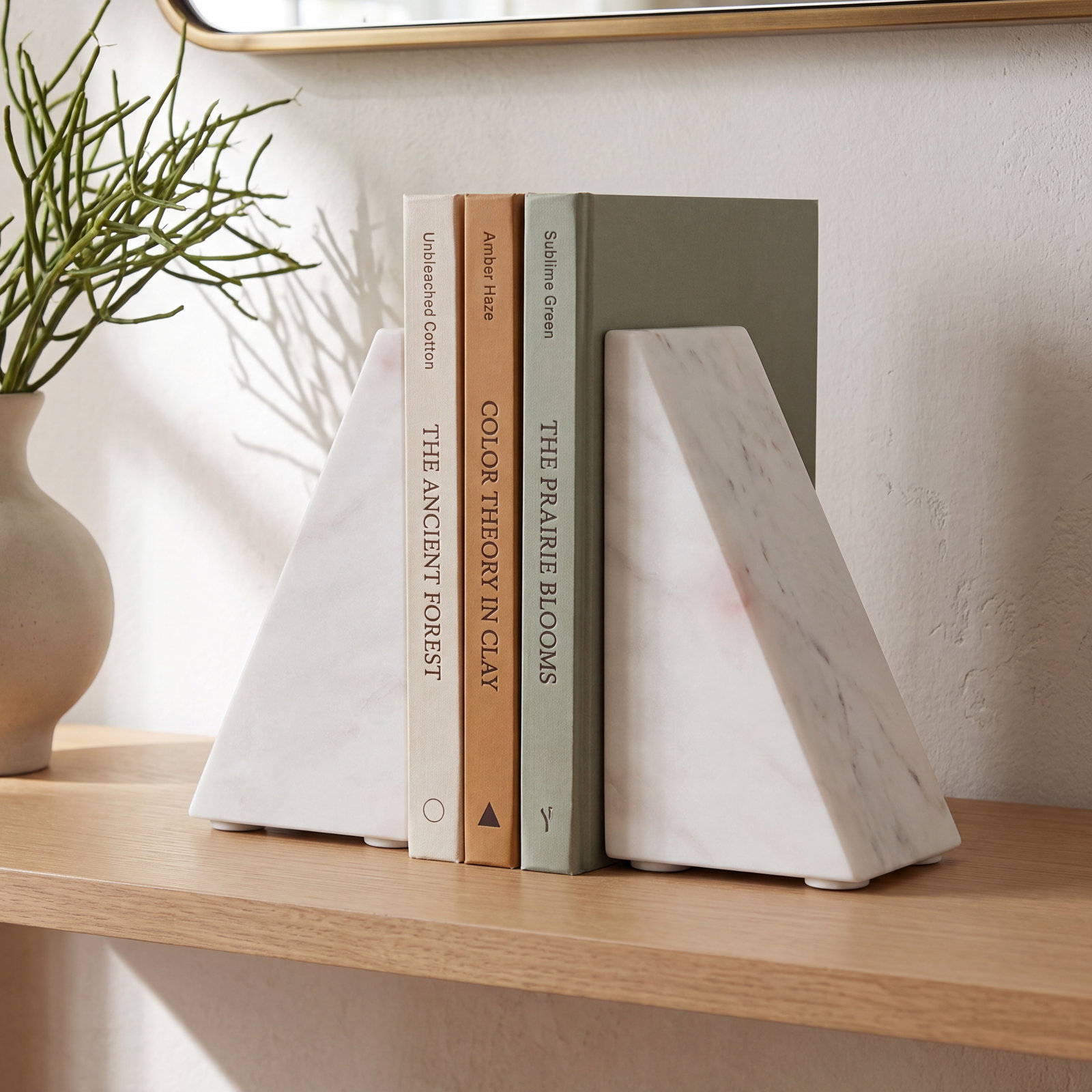 Matheson Genuine Marble Office Bookends