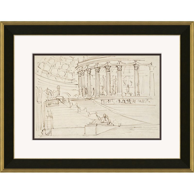 Croquis pour la conception de scène IV - impression d'un seul cadre photo