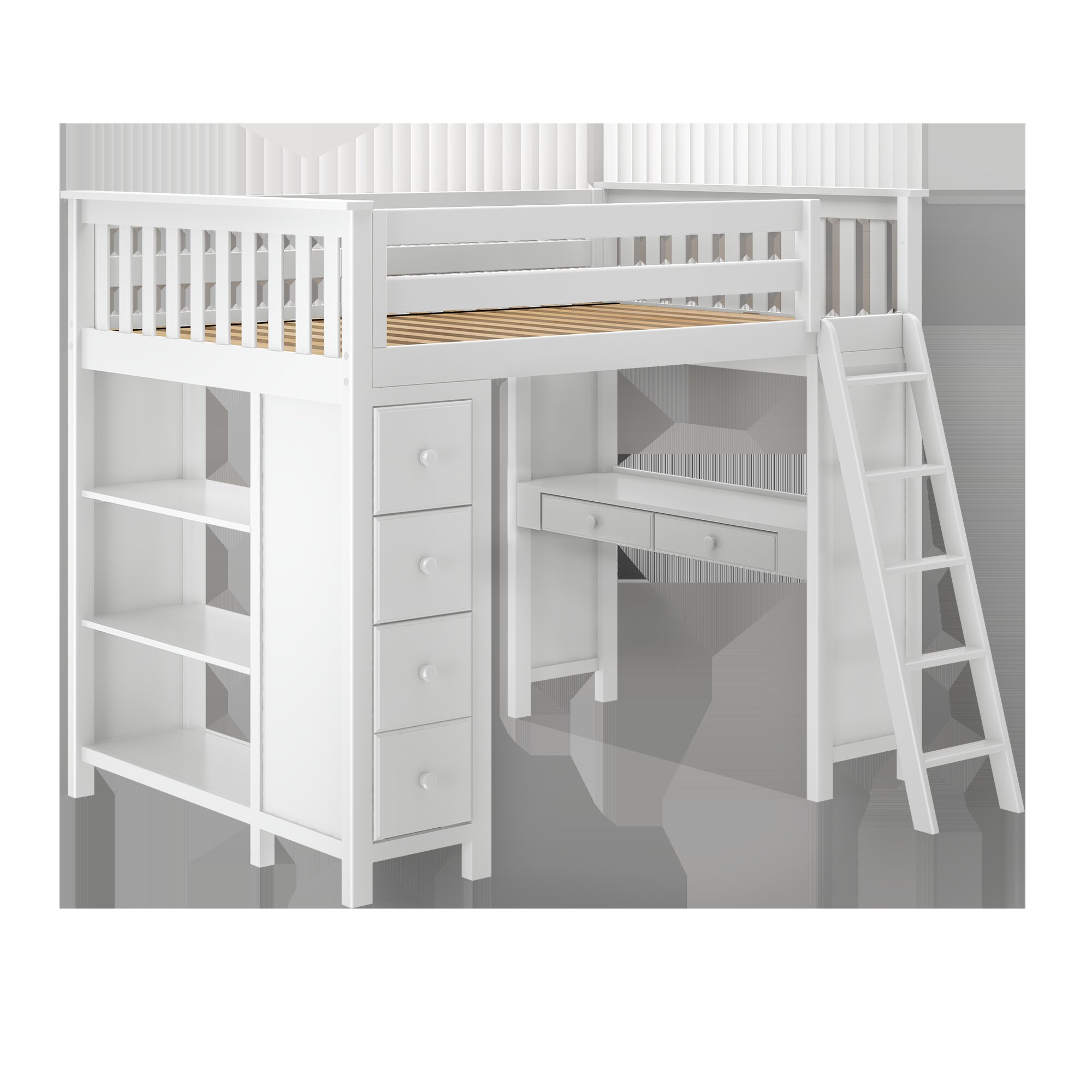 Viv + Rae Lennon Kids Full Loft Bed with Drawers & Reviews - Wayfair Canada