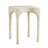 Skully Cream Stone Side Table