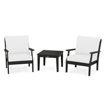 Ensemble de conversation à assise profonde 3 pièces Braxton