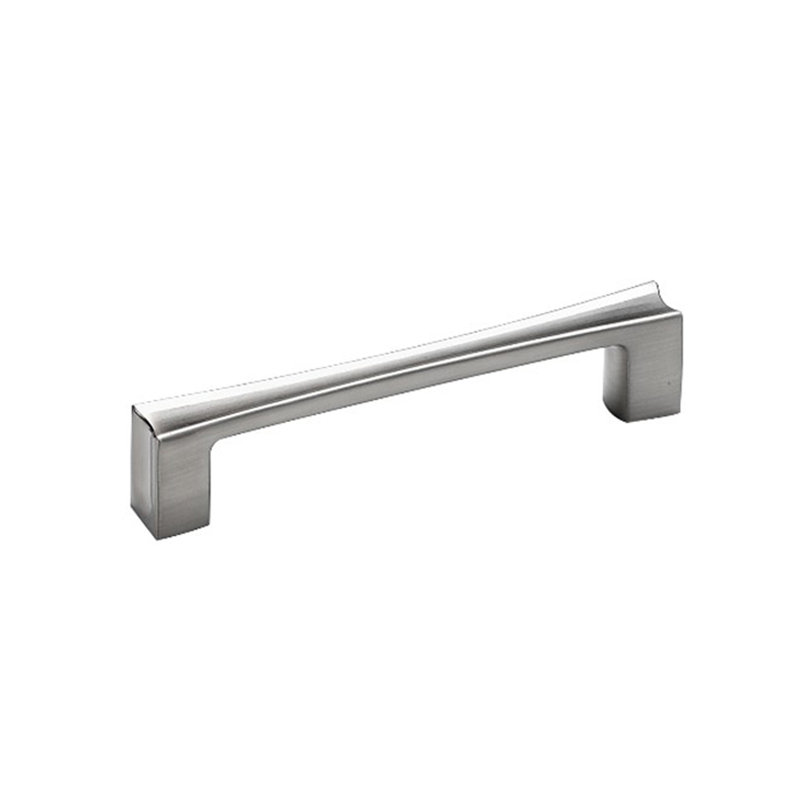 Poignée barre 5 1/16" au centre Serence, Nickel brossé