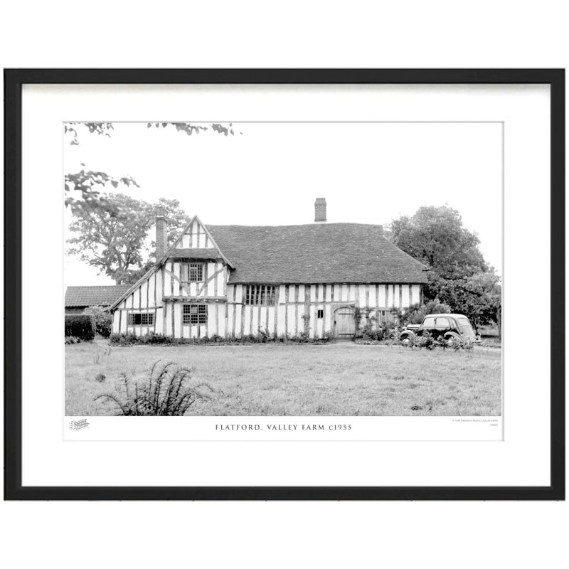 Flatford, Valley Farm C1955 by Francis Frith - Single Picture Frame Print, 60cm H x 80cm W  x 2.3cm D