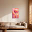 Plantes et fleurs, art floral abstrait avec des couleurs vives et des pétales doux-75552290