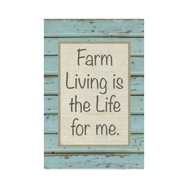 Farm Sentiment II by Alonzo Saunders - Wrapped Canvas Print, 30.48 cm H x 45.72 cm W