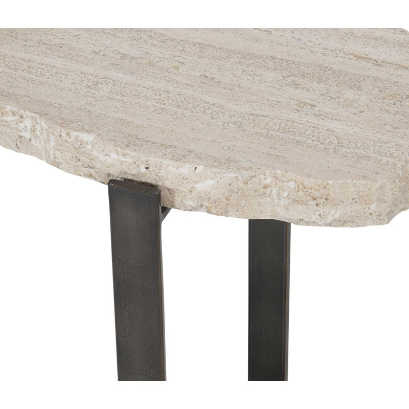 Sayers Stone Top End Table