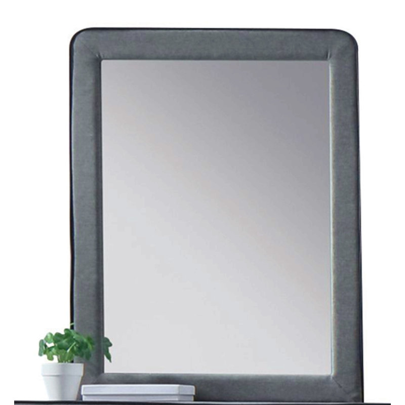 Light Gray Fabric Mirror