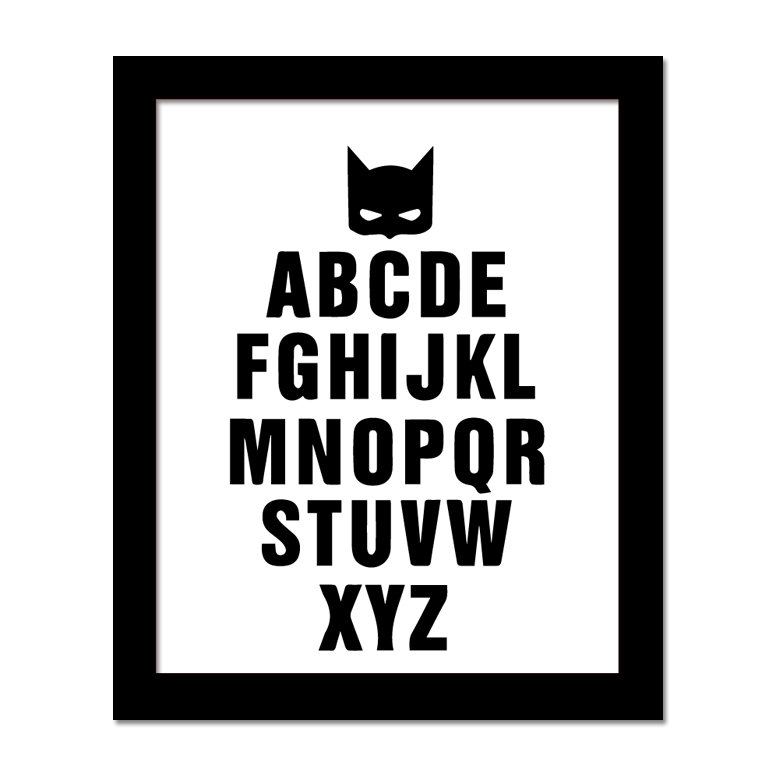 Art Print With Black Frame Wall Art