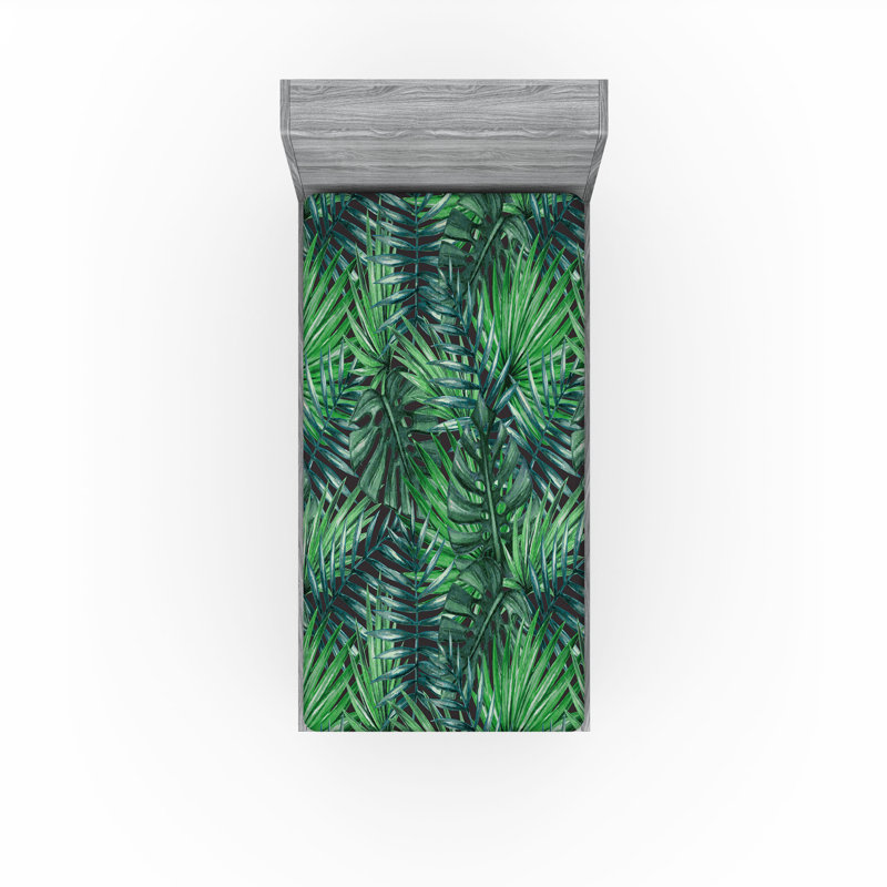 Ensemble de 2 draps-housse Ambesonne, Ensemble literie pour lit simple