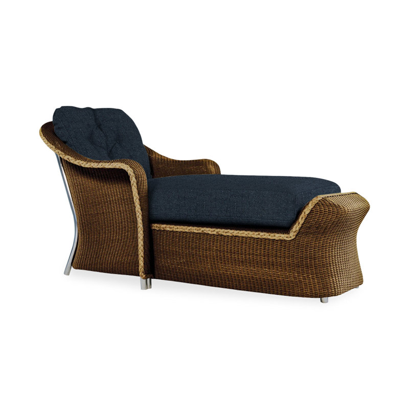 Reflections Outdoor Chaise Lounge, Sailcloth Salt, Mink