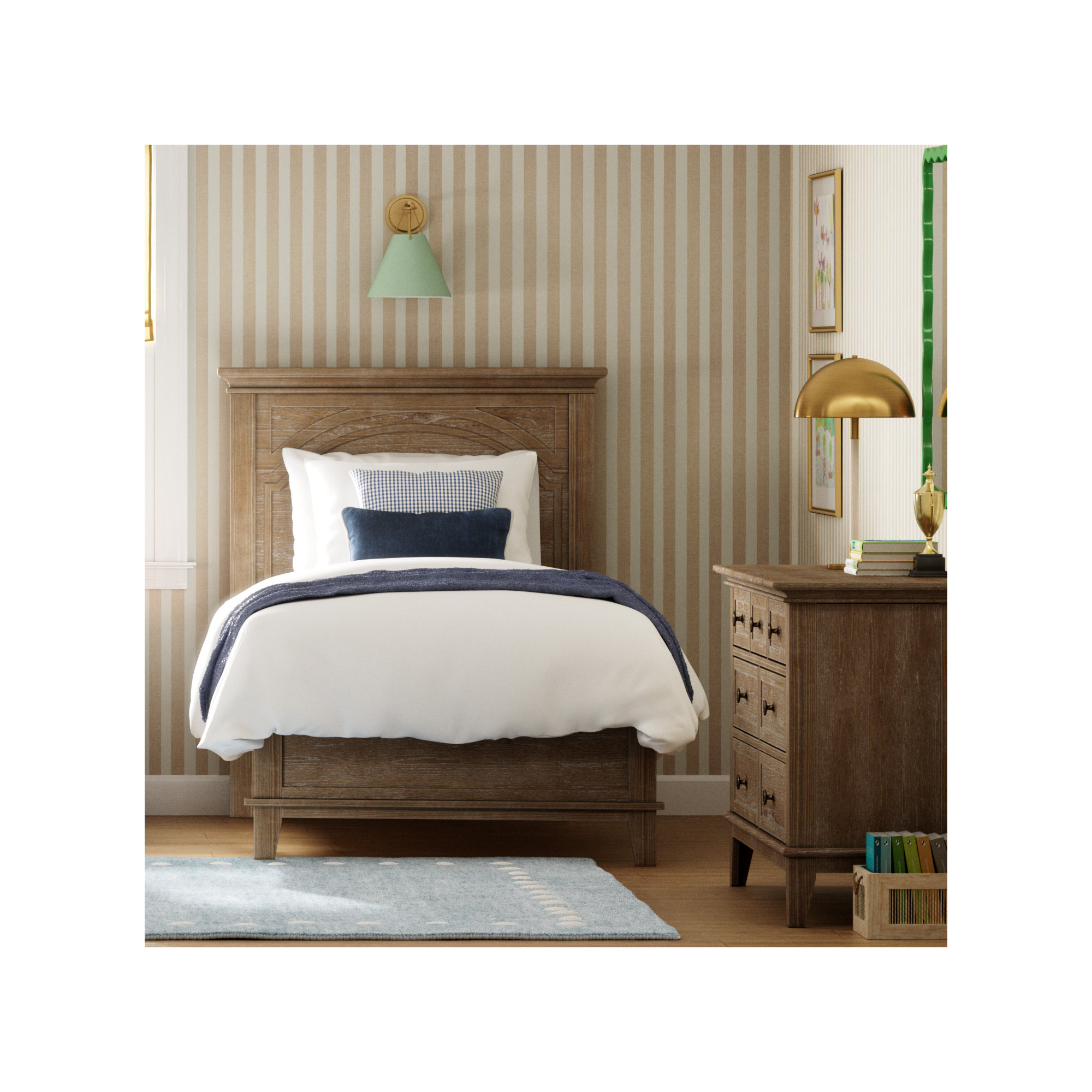 Coyer Classic Cotton Percale Duvet Cover Set, Twin / Twin XL Duvet Cover + 1 Pillow Shams, White