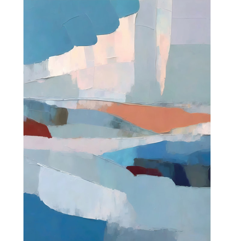 «Landscape 75» sur toile, H 18 po x l 15 po