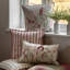 Floral Green Square Cushion