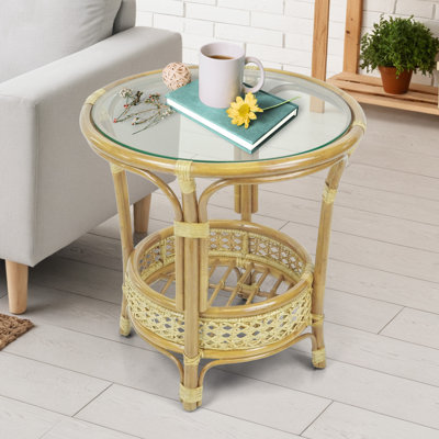 Pesmes Rattan Wicker Coffee Table