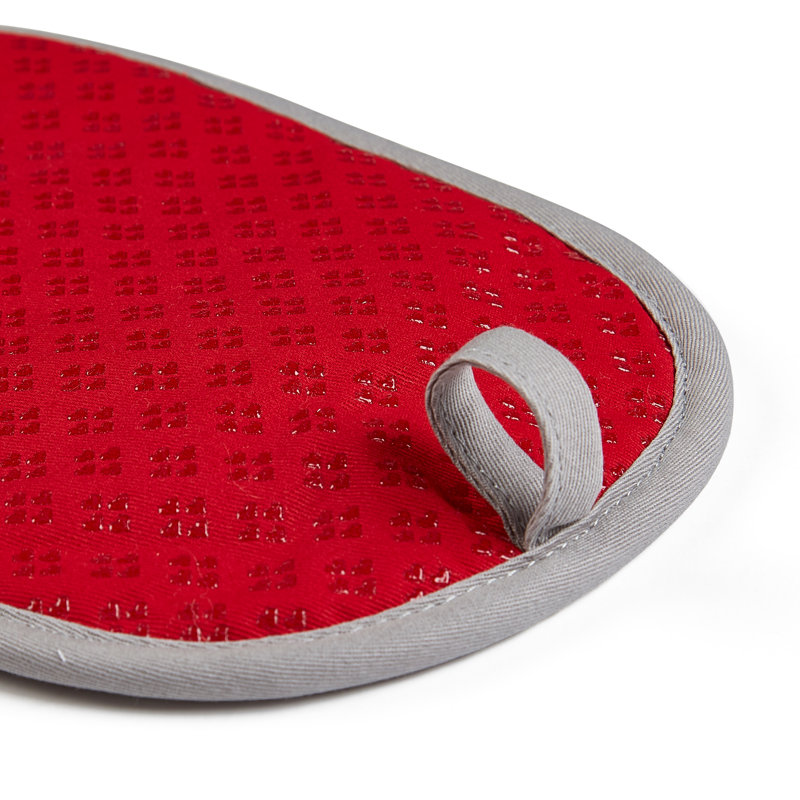 KitchenAid Asteroid Solid Diamond Potholder, Red, 6.5" W x 10" L