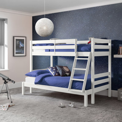 Ollie Triple Sleeper Bunk - Surf White