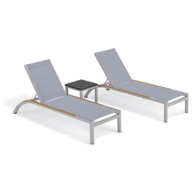 Argento And Travira Outdoor Chaise Lounge
