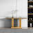 59.06'' Marble Top Console Table-93762081-93762082